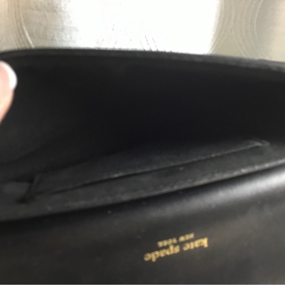 kate spade Black Leather Bow Belt Bag - Picture 6 of 8
